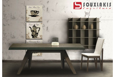 Τραπεζαρία σετ με 6 καρέκλες Νο4032