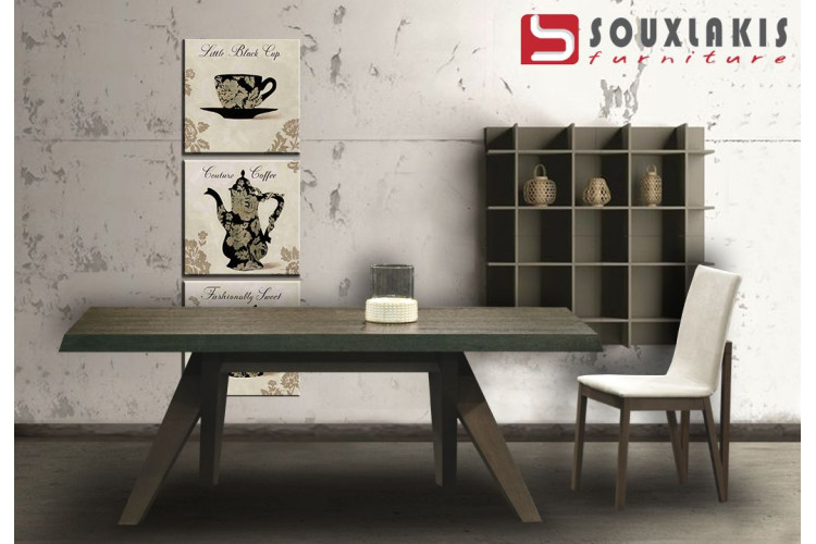 Τραπεζαρία σετ με 6 καρέκλες Νο4032