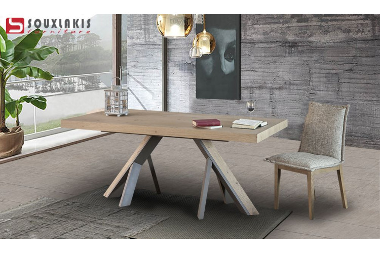 Τραπεζαρία σετ με 6 καρέκλες Νο4048