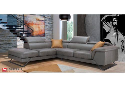 Σαλόνι γωνία με ανακλινόμενες πλάτες  Νο6070