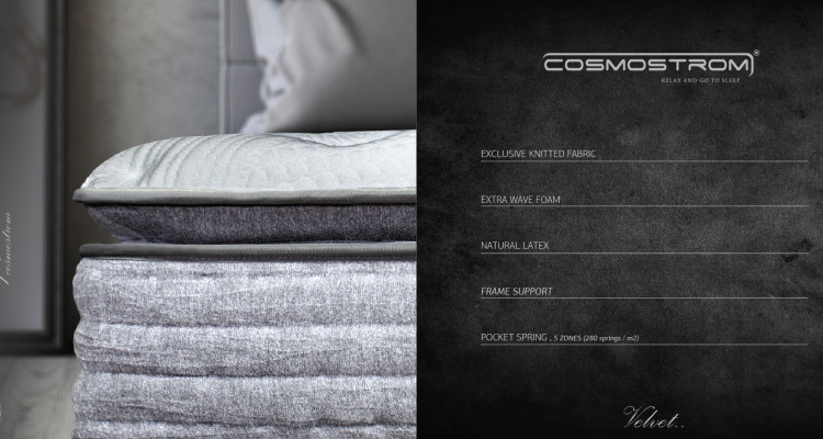 Στρώμα Velvet 140×190 Cosmostrom